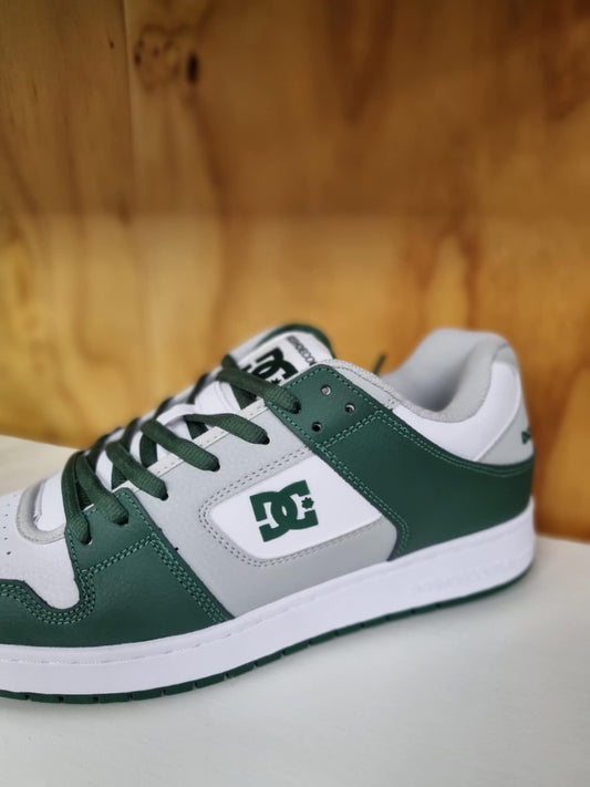 DC SHOES Manteca Green/Grey/White Shoe