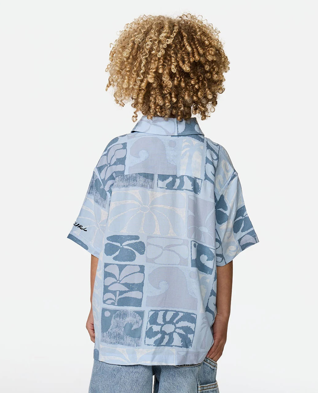 RIP CURL Groms AOTS Ty Williams Short Sleeve Shirt 1-8 years