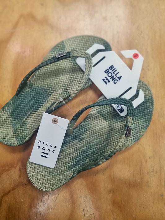 BILLABONG Summer Dazed Marble Thong Green