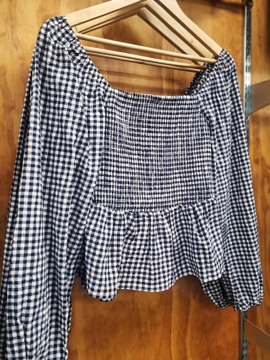 HUFFER Catalina Lover Top Navy/Chalk