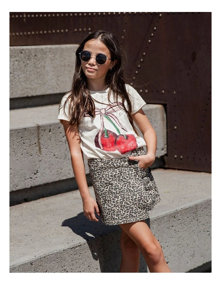 EVE GIRL Holly Leopard Skort Girls 8-14 years