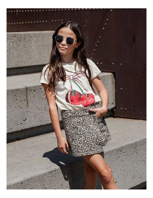 EVE GIRL Holly Leopard Skort Girls 8-14 years