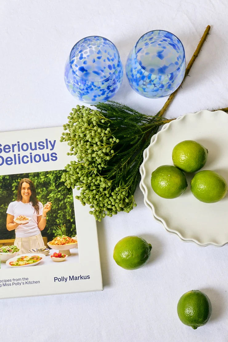 WILLOW+MAE Wavey Edge White Set of 2 Plates