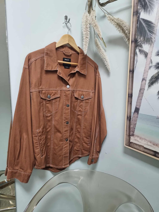 RVCA Indie Twill Jacket Rust