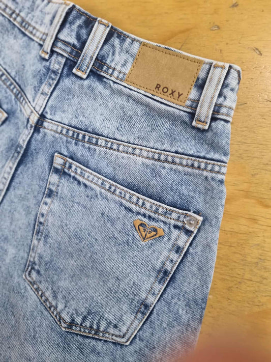 ROXY Morning Splendour Denim Short Beau Blue