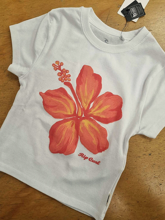 RIP CURL Hibiscus Tee Girl 8-14 years
