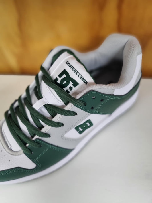 DC SHOES Manteca Green/Grey/White Shoe