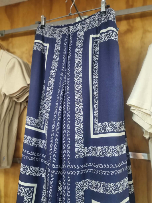 MON RENN Serafina Navy Base Pant