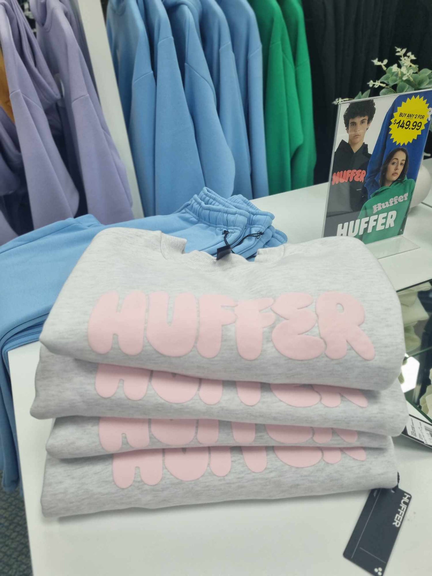 HUFFER Womens Arcade Juicy Crew Silvermarle
