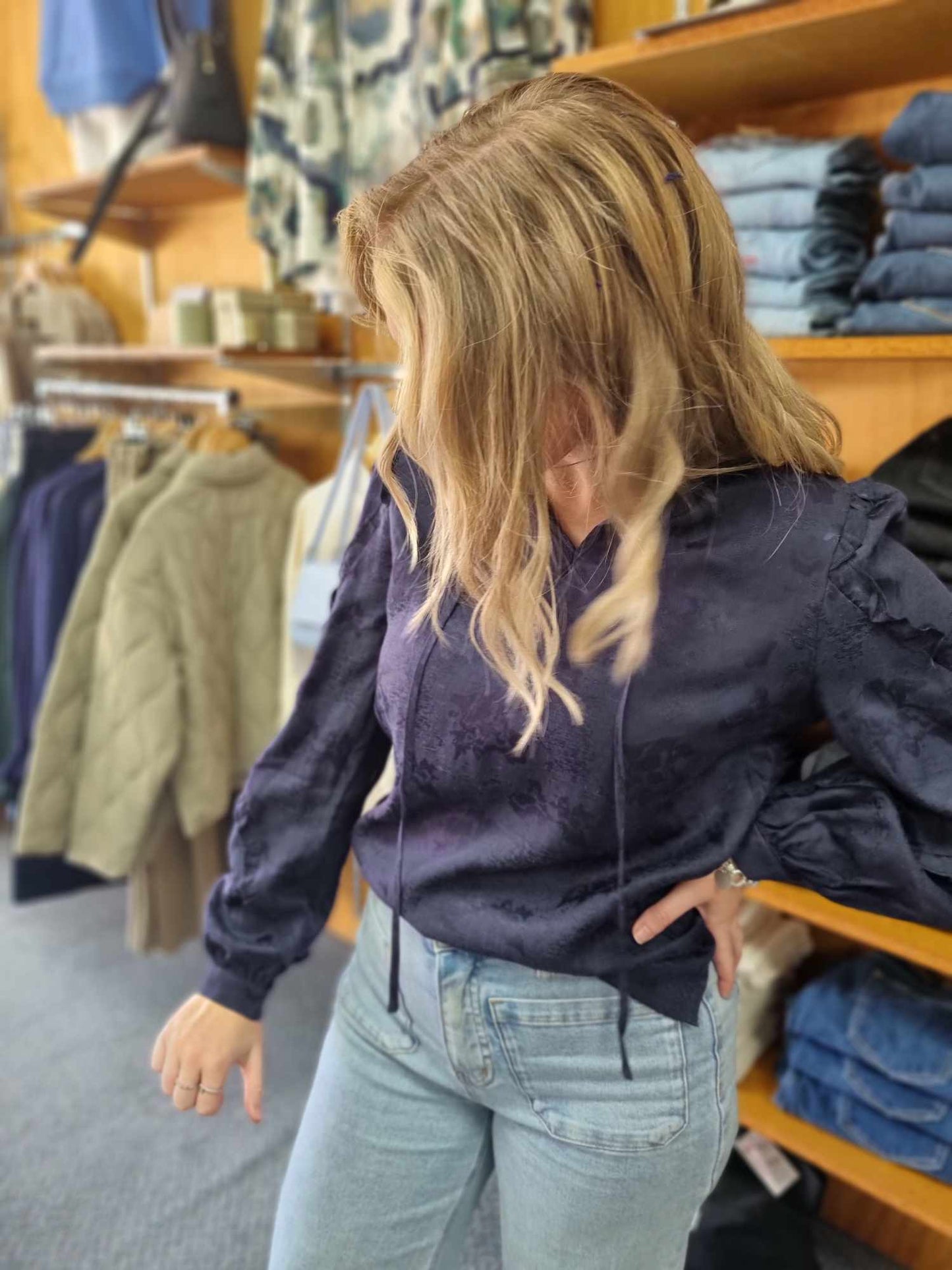 SEDUCE Trixie Top Navy