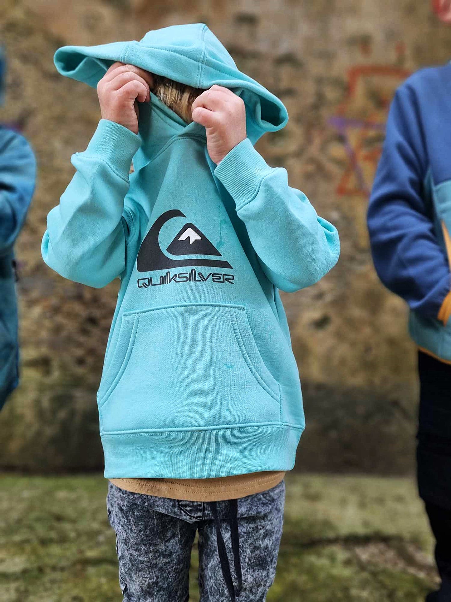Quiksilver Big Logo Pullover Hoodie Boys 2-7 years