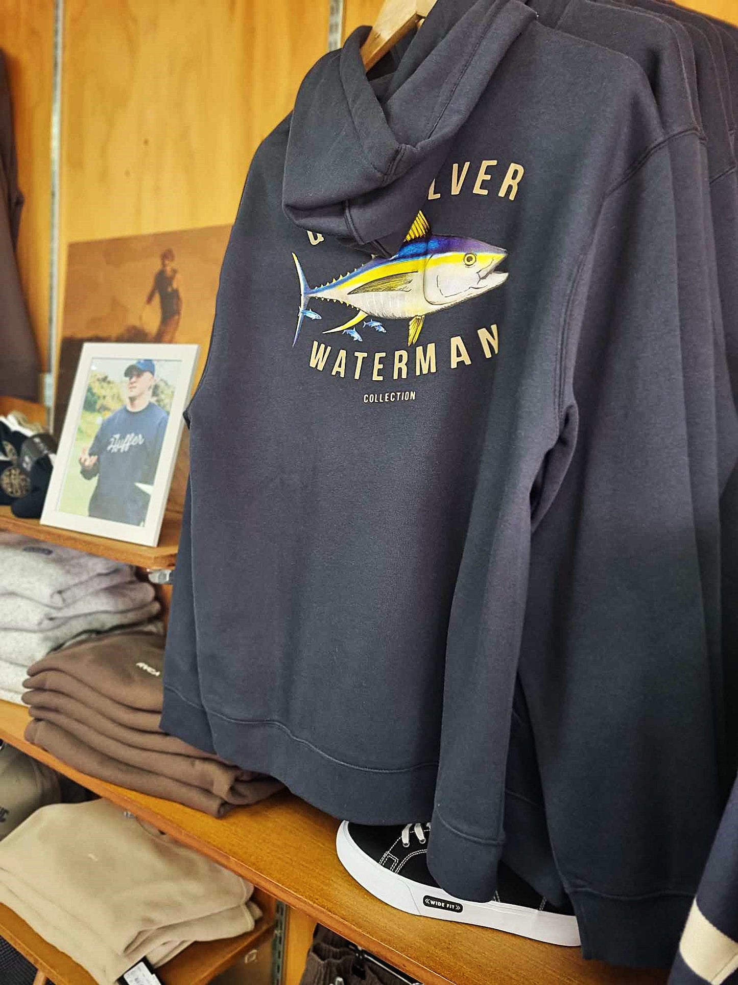 Quiksilver Yellow Fin Hoodie Black