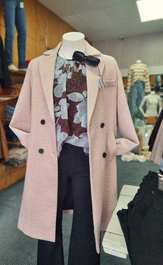 ZAFINA Felix Coat Beige