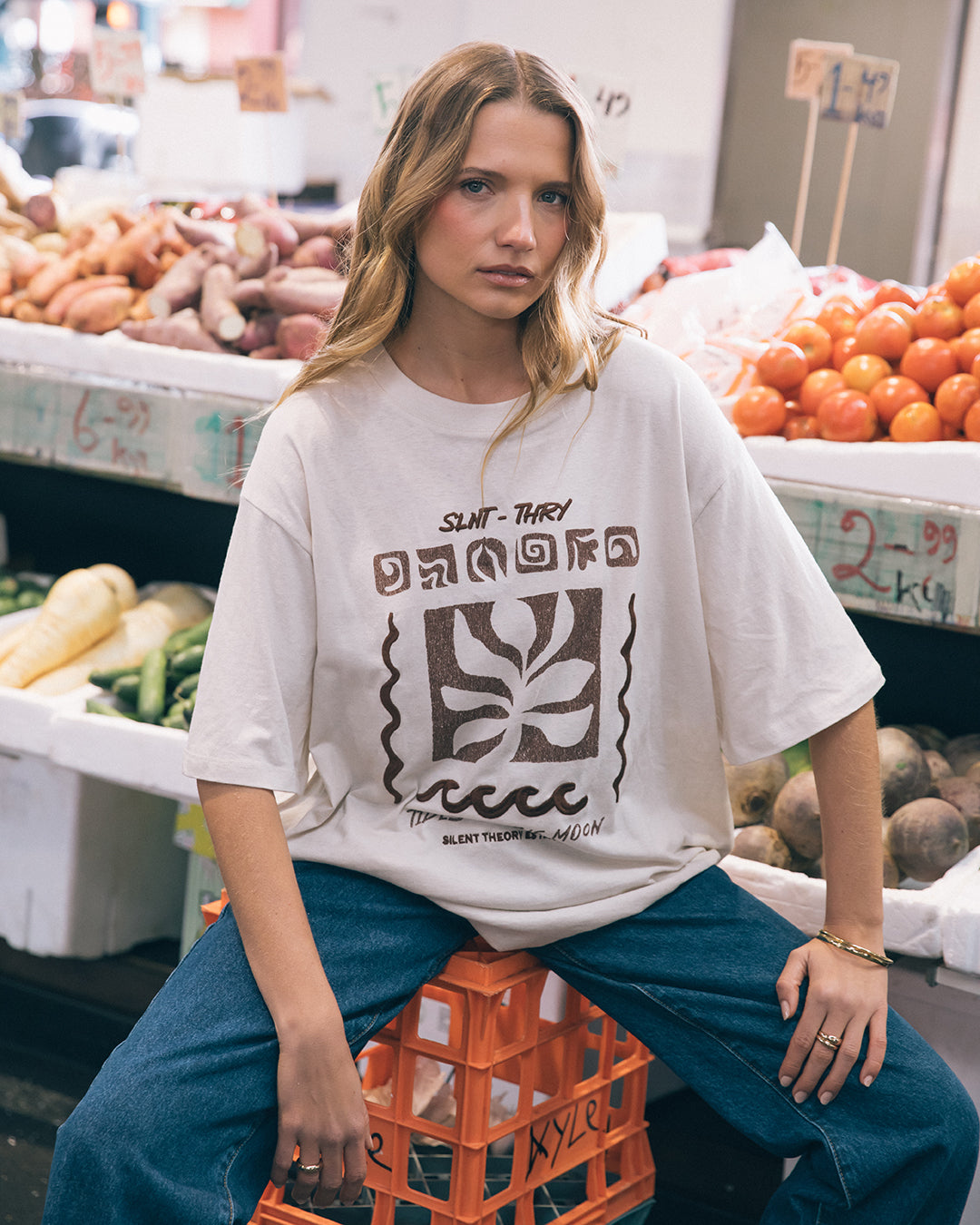 SILENT THEORY Tidal Tee Chalk