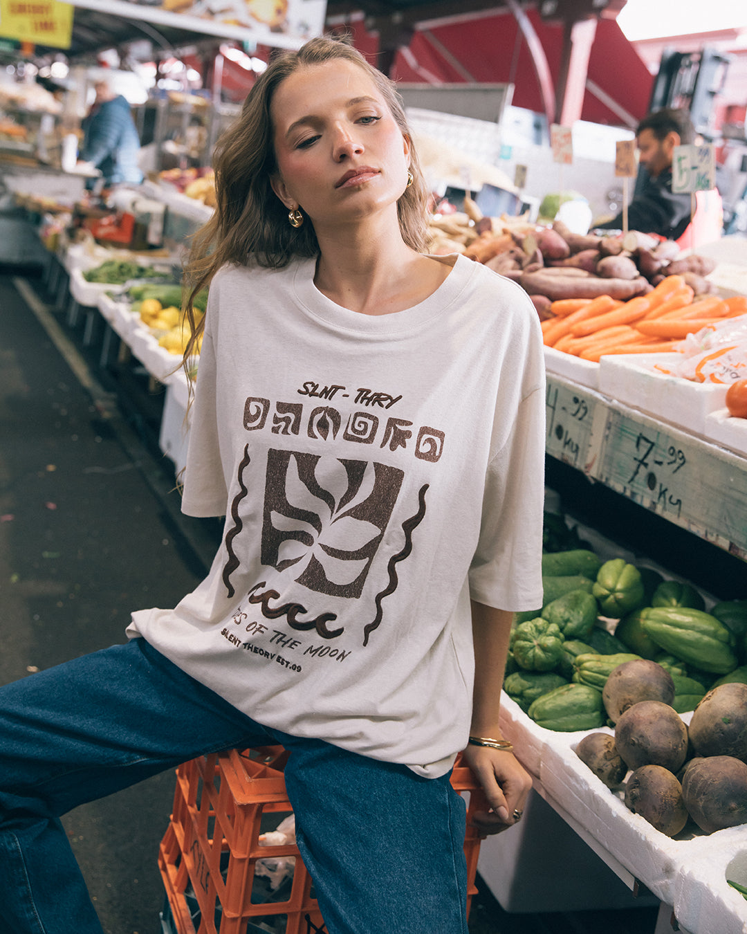 SILENT THEORY Tidal Tee Chalk