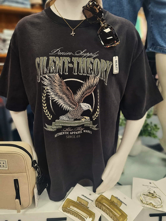 SILENT THEORY Airborne Tee Black