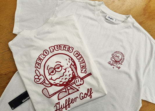 HUFFER Zero Putts Block Tee