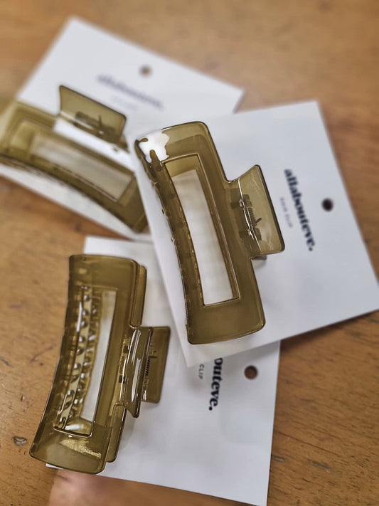 ALL ABOUT EVE Lacey Hair Clip Khaki