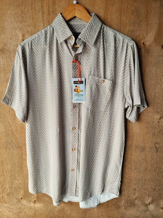 LICHFIELD Lifestyle Getaway Shirt Beige Print