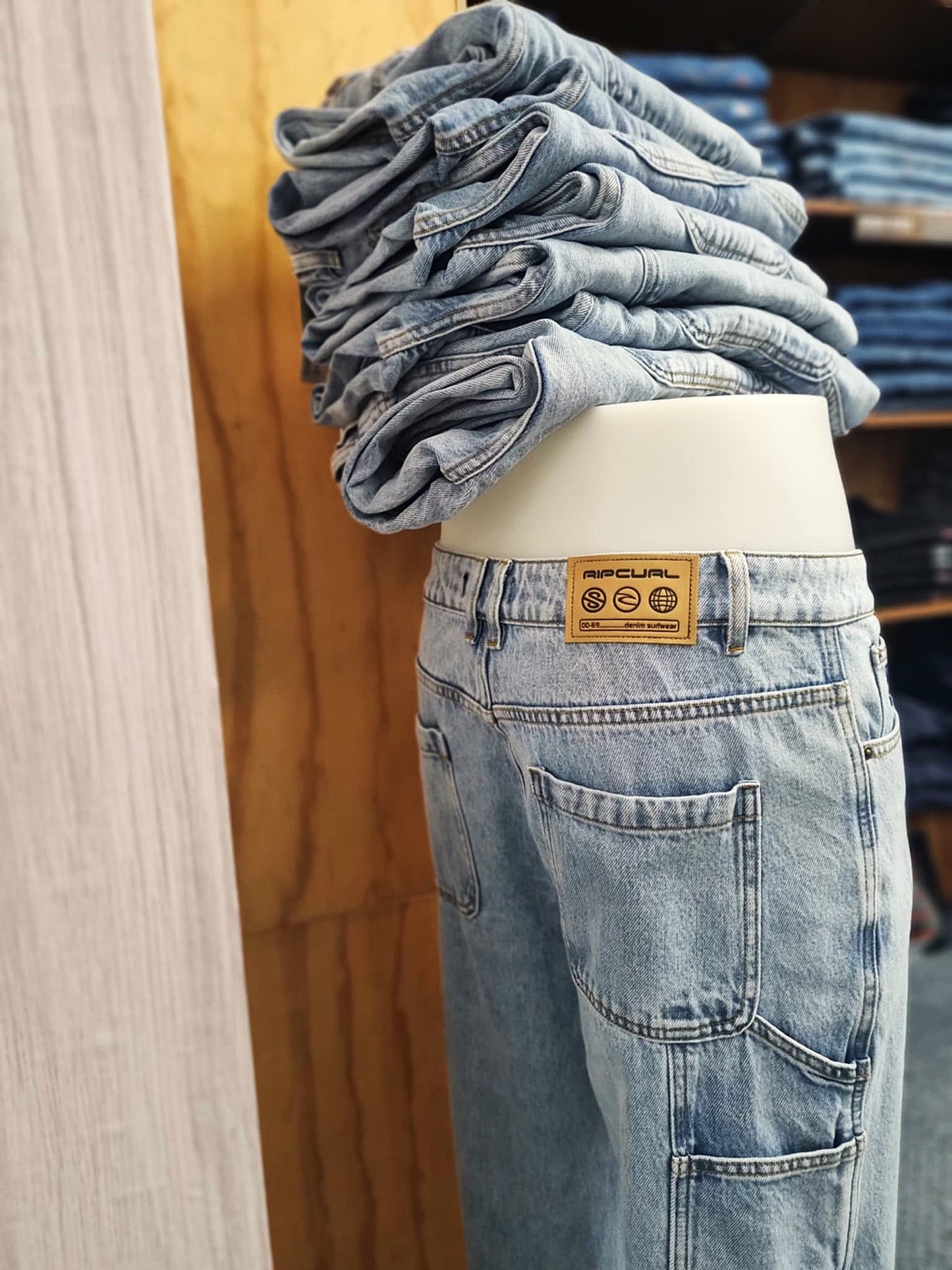 RIP CURL Mens Dosed Denim Pant