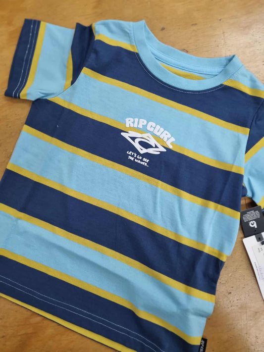 RIP CURL Stripe Tee Boys 1-8 years