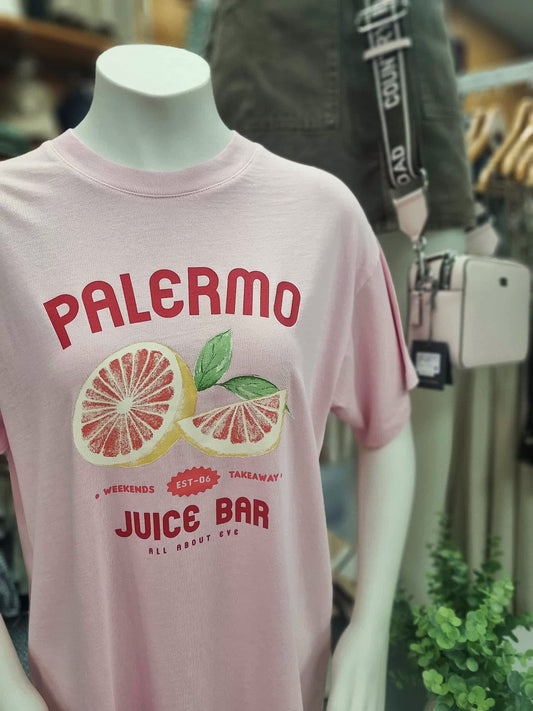 ALL ABOUT EVE Palermo Relaxed Tee Pink
