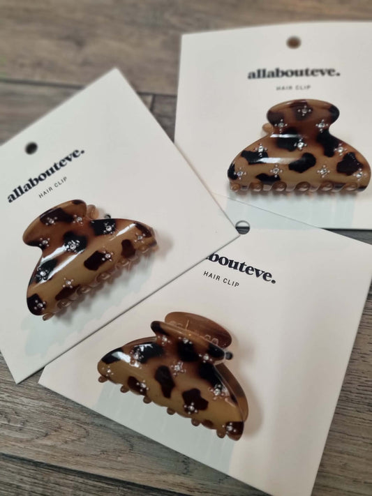 ALL ABOUT EVE Small Hair Clip Leopard