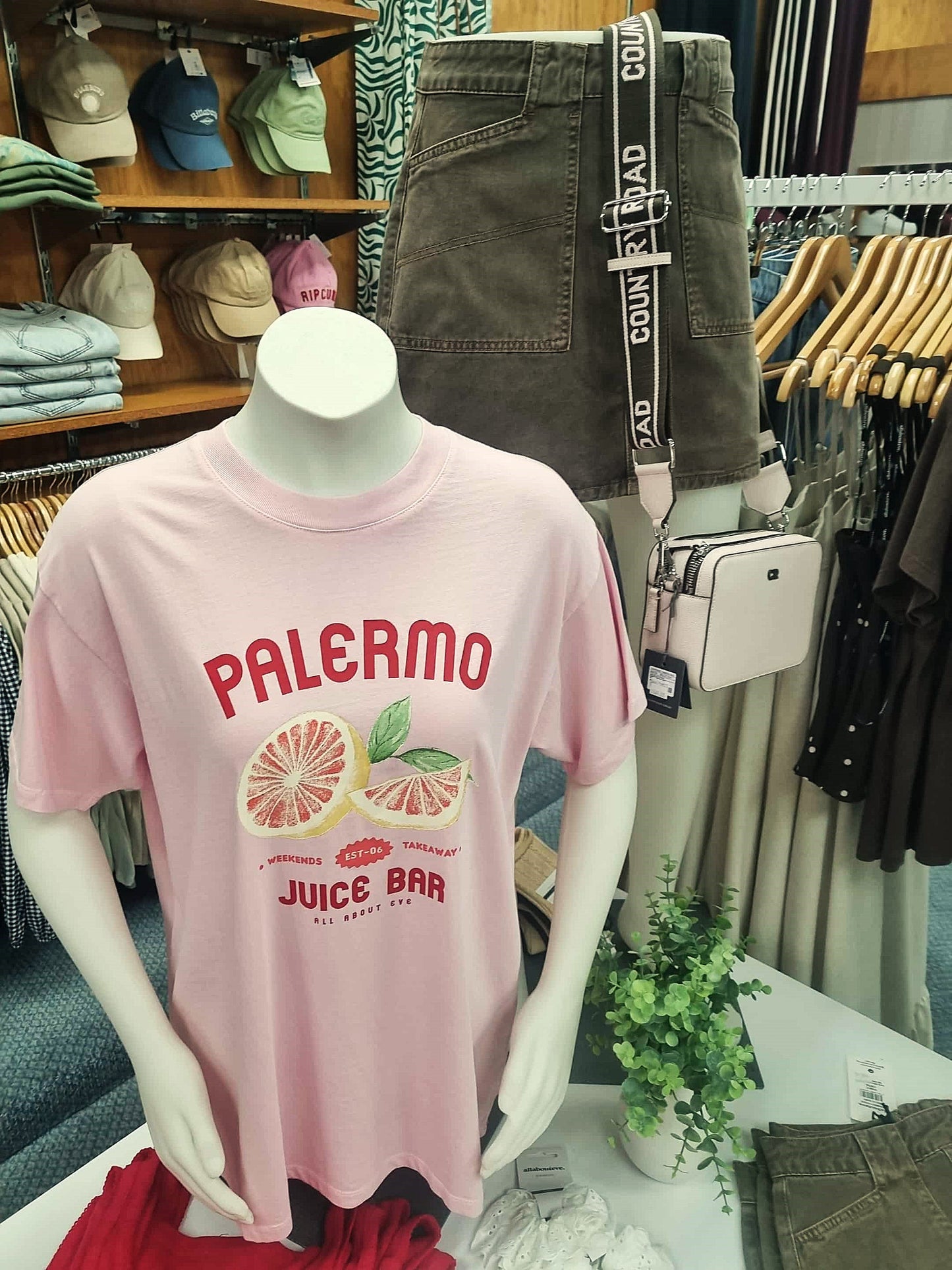 ALL ABOUT EVE Palermo Relaxed Tee Pink