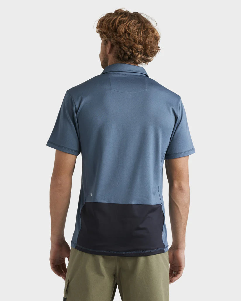 QUIKSILVER Baitball Polo Shirt Navy