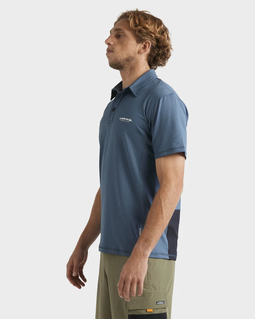 QUIKSILVER Baitball Polo Shirt Navy