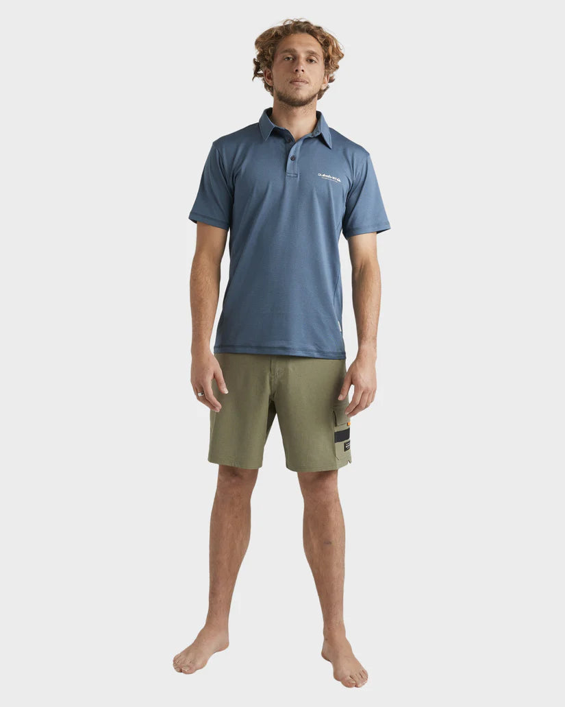 QUIKSILVER Baitball Polo Shirt Navy