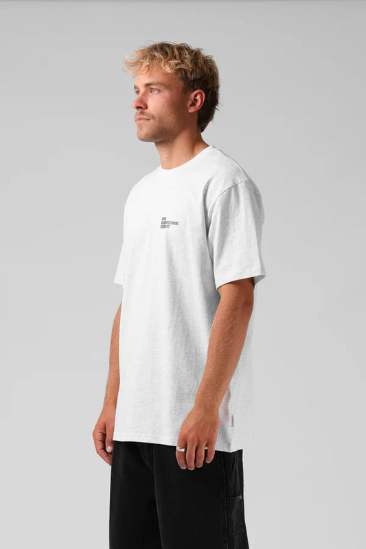 RPM Base Tee White Marle