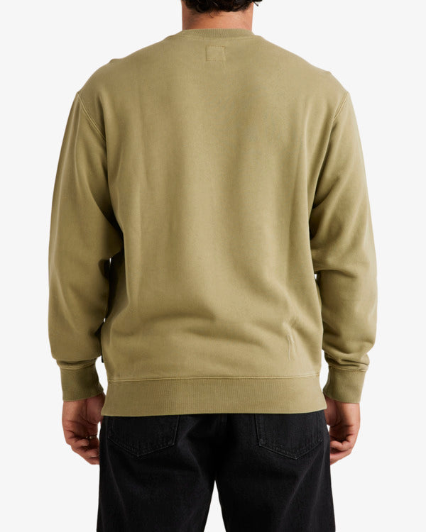 RVCA Big Wash Crew Oregano