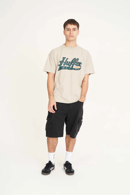 HUFFER Block Game Day Tee Moonrock