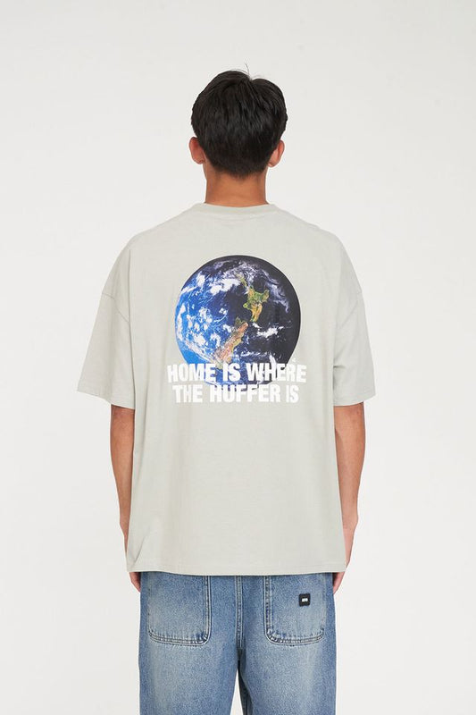 HUFFER Earther Block Tee Stone