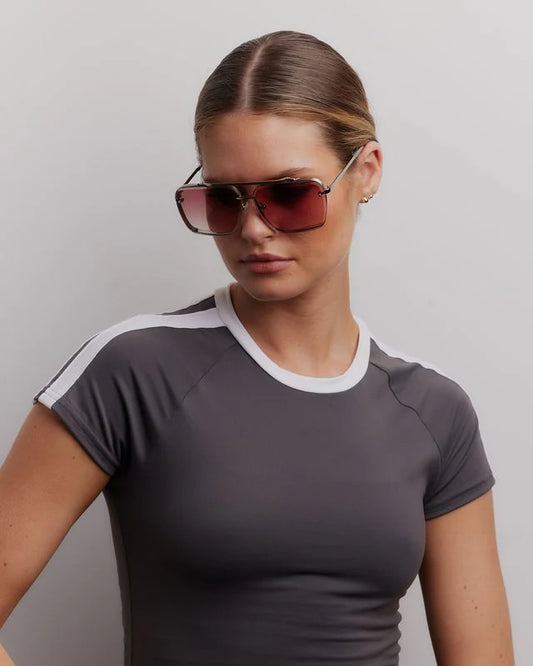 REALITY EYEWEAR Chicago Smokey Claret Sunglass