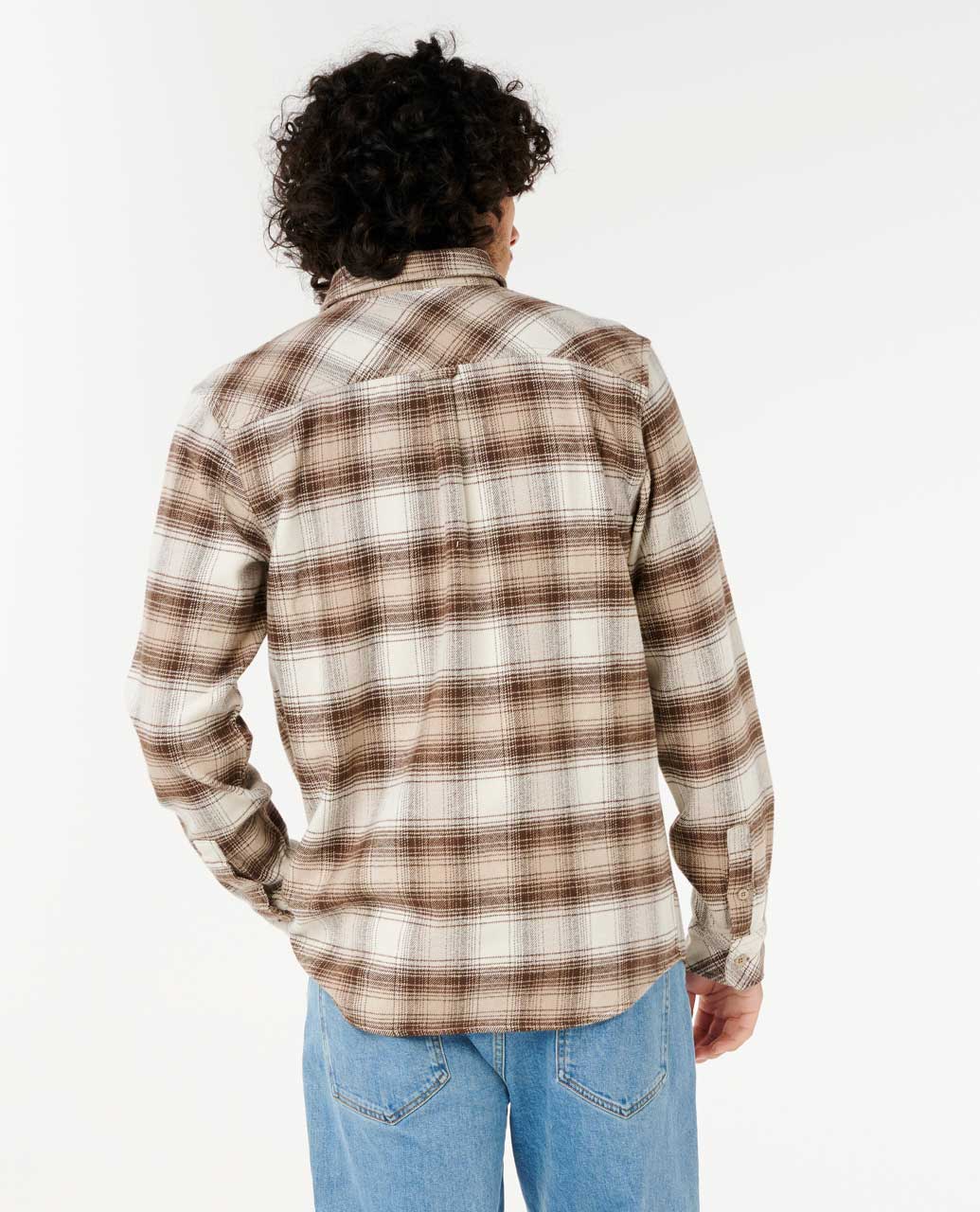 RIP CURL Count Flannel Shirt Coffee