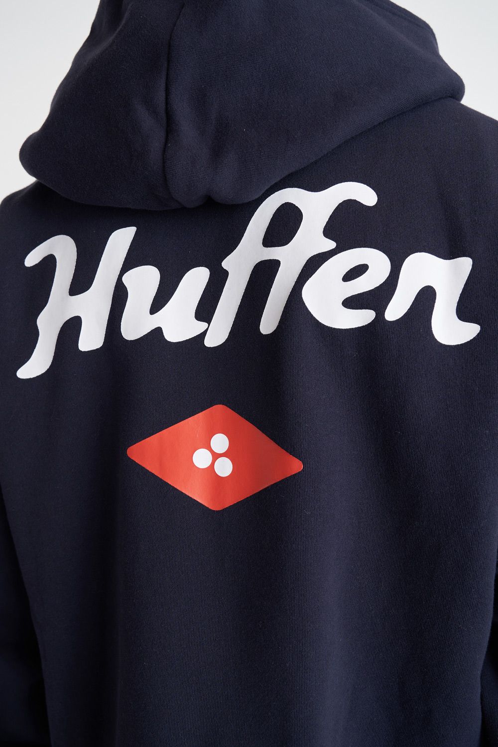 HUFFER Saturday Zip Thru Hood Navy