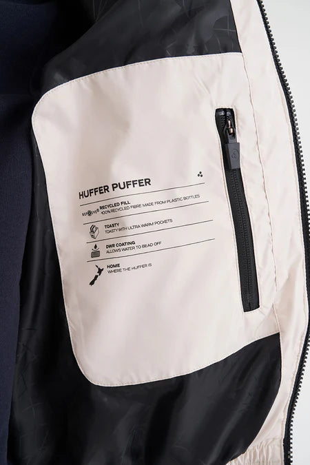 HUFFER Demi Puffer Jacket Buttercream