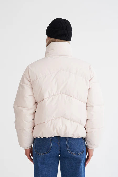 HUFFER Demi Puffer Jacket Buttercream