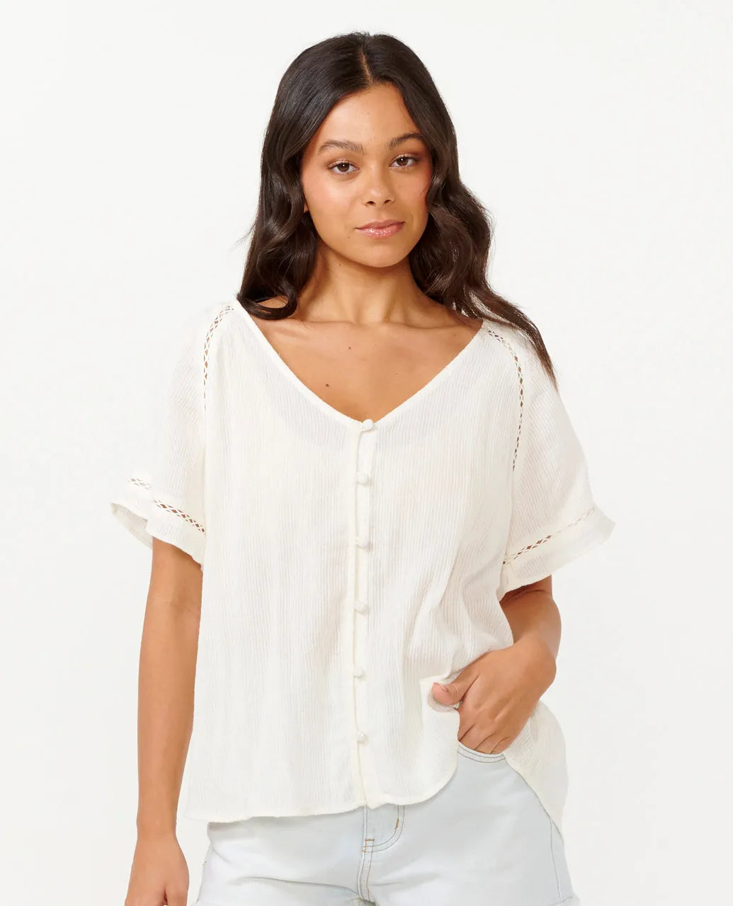 Rip Curl Desert Dreams Free Top Off White