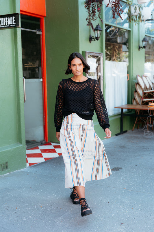 ET ALIA Cleo Knit Top Black