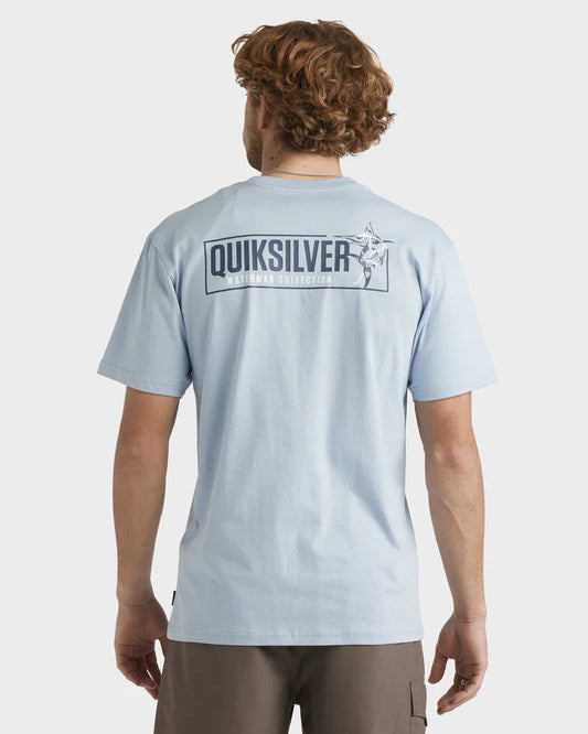 QUIKSILVER Fish On Tee Ashley Blue