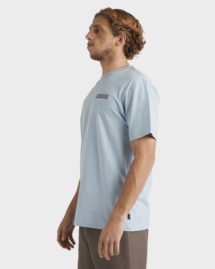 QUIKSILVER Fish On Tee Ashley Blue