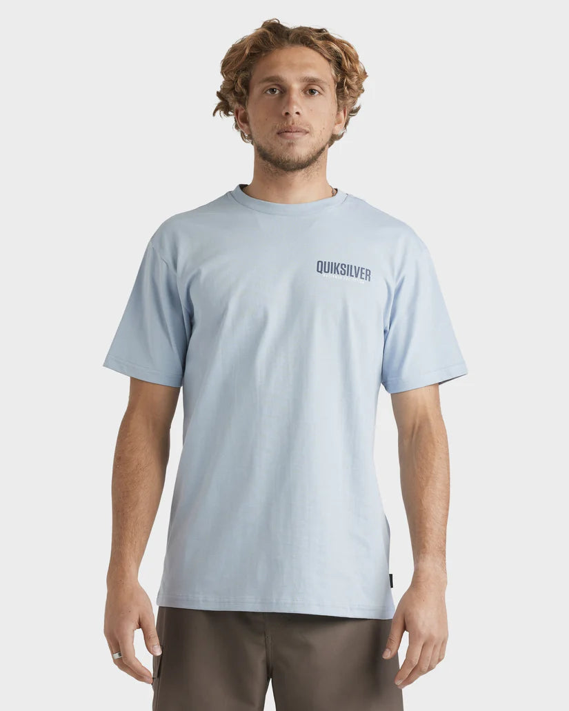 QUIKSILVER Fish On Tee Ashley Blue