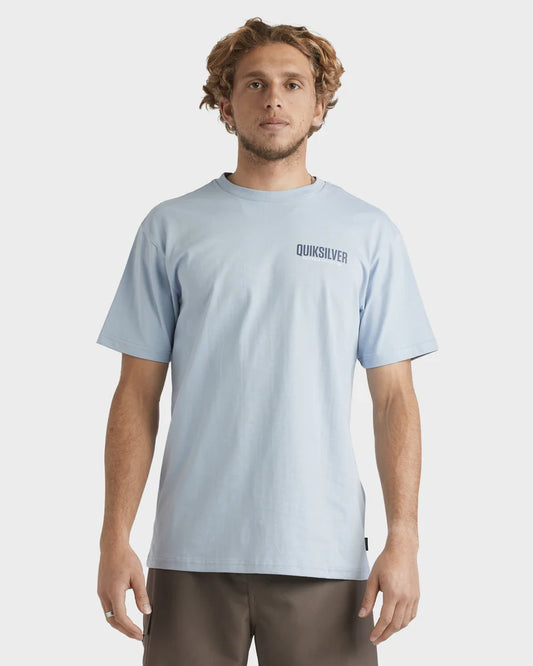 QUIKSILVER Fish On Tee Ashley Blue