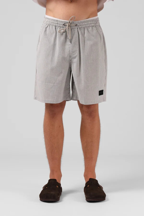 RPM Hickory Short Grey Pinstripe