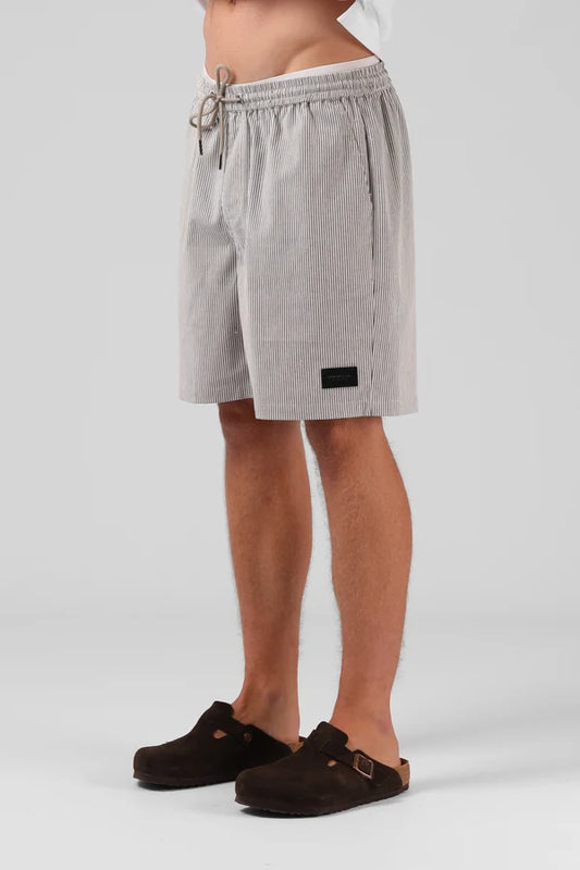 RPM Hickory Short Grey Pinstripe