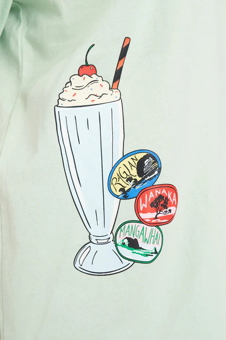 HUFFER Classic Tee Festie Matcha