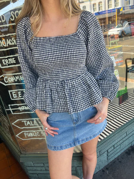 HUFFER Catalina Lover Top Navy/Chalk